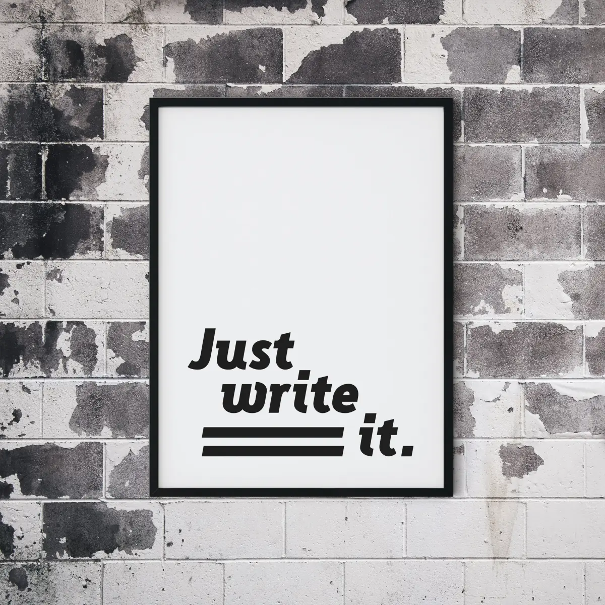Just Write It, view 5 of 5